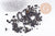 Sable chips pierres naturelle noire 3~5mm non percé, x20gr (G0227)