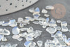 Sable pierre chips opalite 4~12mm non percé,x20gr (G0232)