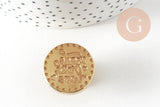 Made with Love Metal Seal for Sealing Wax, DIY Wedding Invitations Personalized Seals Creation Supplies, x1 G4949