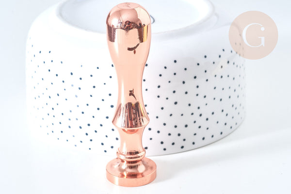 Sceau en metal Vague laiton or rose cire à cacheter,personnalisation invitations DIY,25mm x1 G7743