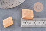 Sélenite naturelle brute 10-29mm, pierre naturelle, pierre semi-précieuse, lithothérapie, x1 (G6450)