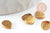 Supports cabochons goutte 6x8mm laiton brut, x20 (2gr) (G1918)