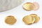 Supports de cabochon rond laiton brut 10mm, x50 (G0494)