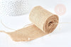 Toile de jute beige 65mm, x1 Mètre (G8376)