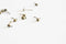 clous-puces oreille boule bronze5mm et anneau , x10 (G0877)