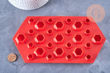 grand Moule en silicone pierres précieuses 23cm,pour réaliser des patisseries ou inclusion en résine x1 G4076