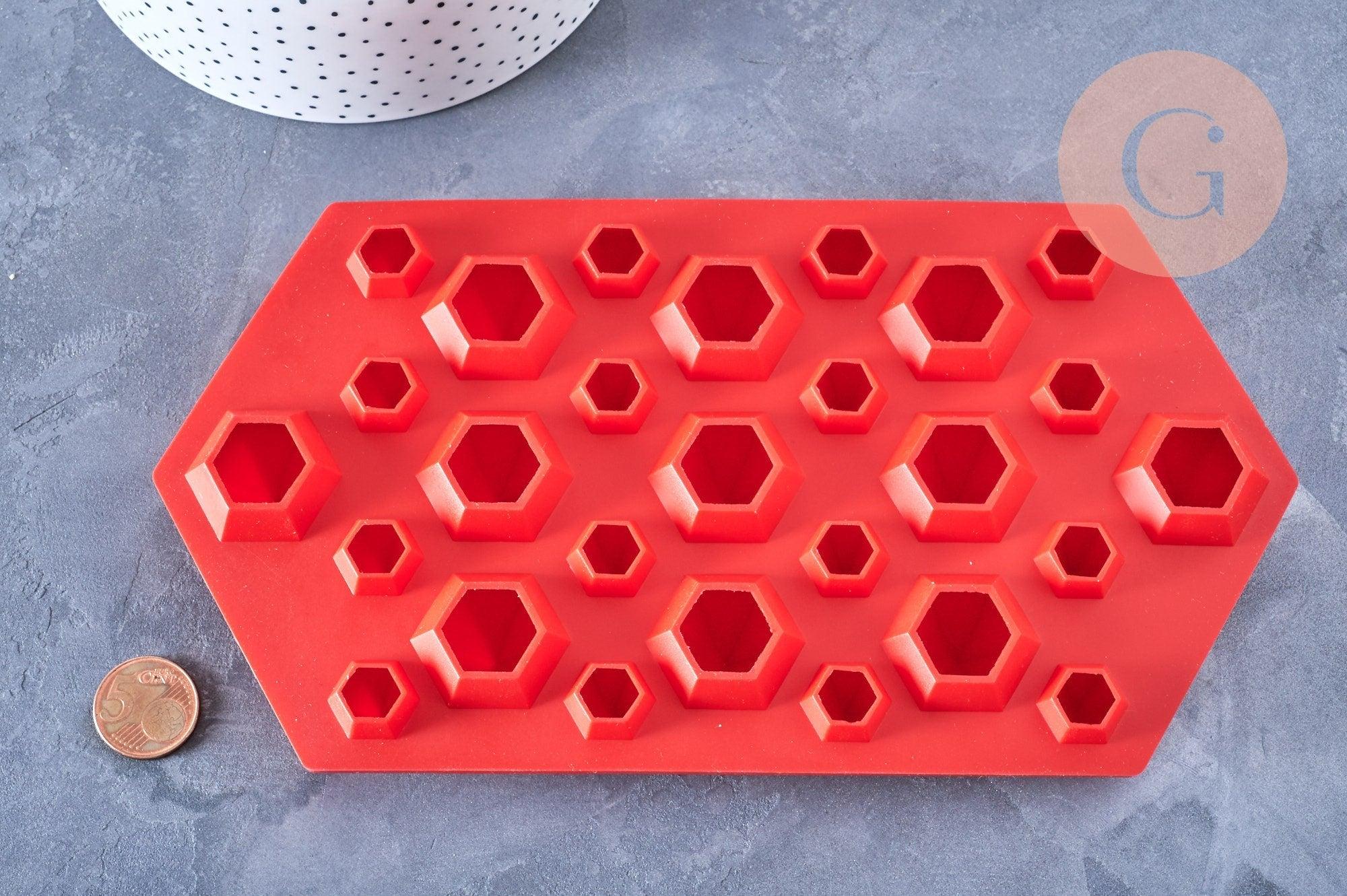 grand Moule en silicone pierres précieuses 23cm,pour réaliser des patisseries ou inclusion en résine x1 G4076