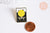 Broche pins carte tarot La roue de la fortune mystique émail noir doré émail 30.5mm,broche dorée,décoration veste,l'unité G6764-Gingerlily Perles