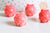 Perles chat résine rose pour creation bijoux 18.5mm,perle pierre en corail synthétique, l'unité G7085-Gingerlily Perles