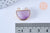 Pendentif demi-cercle améthyste naturelle, fournitures création bijoux, pendentif bijoux, améthyste naturelle,18mm, l'unité, G6696-Gingerlily Perles