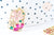 Pendentif rectangle fleurs laiton doré 16k cristal 21.5mm,sans nickel,cadeau anniversaire,pendentif animal, Pendentif zircon, l'unité, g6676-Gingerlily Perles