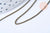 Chaine plate laiton bronze 1,5mm,chaine bijou apprets bronze, chaine en gros, la bobine de 92 mètres G6937-Gingerlily Perles