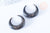 Pendentif Lune corne noire naturelle 37x8mm, pendentif lune en corne naturelle noire, création bijoux, l'unité - G6477-Gingerlily Perles