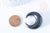 Pendentif Lune corne noire naturelle 37x12mm, pendentif lune en corne naturelle noire, création bijoux, l'unité - G6479-Gingerlily Perles