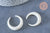 Pendentif Lune corne blanche naturelle 21x6mm, pendentif lune en corne naturelle, création bijoux, l'unité G6497-Gingerlily Perles