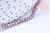 Perles toupies cristal vieux rose 3.5x2.5mm, perles bijoux, perle cristal,Perle verre facette,création bijoux, fil 39.9cm G6765-Gingerlily Perles