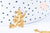 Pendentif ange chérubin laiton brut 27mm, fournitures bijoux, breloques laiton brut, pendentif bijoux,sans nickel, l'unité G6503-Gingerlily Perles