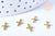 Pendentif croix laiton brut 10mm, fournitures bijoux, breloques laiton brut,sans nickel, lot de 2 G6446-Gingerlily Perles