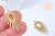 Pendentif goutte soleil laiton brut 30x17mm, fournitures bijoux, breloques laiton brut, pendentif bijoux,sans nickel, l'unité G6449-Gingerlily Perles