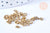 Anneaux de jonction ronds laiton brut 4mm,anneaux ouverts, fournitures laiton,création bijoux,anneaux laiton,sans nickel, le gramme, G6563-Gingerlily Perles
