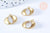 Pendentif rond relief étoile laiton brut 16mm, fournitures bijoux, breloques laiton brut, pendentif bijoux,sans nickel, lot de 2 G6530-Gingerlily Perles