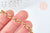 Bracelet maille rollo acier inoxydable 304 doré 14k ,chaine fine doree, création bijou,1.5mm,20.5cm, l'unité G6893-Gingerlily Perles