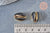Pendentif coquillage cauri doré resine,coquillage naturel,cauri noir,création bijoux,coquillage bijou,coquillage,19mm-G892-Gingerlily Perles