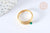 Bague réglable serpent pierre de synthèse acier inoxydable doré Taille 54, creation bijoux sans nickel, bague femme acier inoxydable G7002-Gingerlily Perles