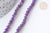 Perles Rondes facettées agate violette, perle agate, pierre naturelle, agate naturelle, perle pierre,perle facette,4mm,fil de 39cm, G2003-Gingerlily Perles