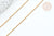 Chaine boule laiton doré lisse 1.5mm, fourniture créative,chaine boule, grossiste chaine,1.5mm,chaine dorée fine,lot de 5 mètres G7981-Gingerlily Perles
