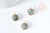 Pendentif rond labradorite, fournitures créatives,pendentif bijoux, pendentif pierre,labradorite naturelle,pendentif pierre,20mm, Unité-G1013