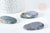 Moss green agate drop pendant 56-62mm, natural stone jewelry pendant, unit, G2556