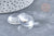 Cabochon rond en Plexiglas transparent, cabochon plastique,cabochon rond,- 22m, l'unité -G8198