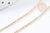 Gold brass faceted ball chain 1.5mm, jewelry creation chain, chain wholesaler, 5 meters G8713