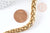 Very large 304 stainless steel mesh bracelet, 14k-20mm, gold stainless steel bracelet creation, nickel-free, unit G8711 