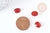Cabochon cornaline orange facetté, cabochon ovale, cornaline naturelle, cabochon pierre, pierre naturelle,10mm, pierre naturelle-G2100