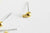 clous-puces boule boucles oreille laiton brut acier,boucles d'oreille,création bijoux,oreille percée,sans nickel,4mm, lot de 10-G1269-Gingerlily Perles