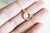 fermoir marin acier doré, fermoir qualité, fermoirs dorés,acier doré,acier chirurgical,fabrication bijoux,l'unité ,17mm,G5425-Gingerlily Perles