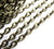 Chaine forçat bronze,,chaine bijou,chaine bronze,apprets bronze,création bijoux, chaine en gros,1.5 mm,bobine 92mètres,G2616