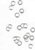 anneaux ronds argentés, fournitures créatives, anneaux ouverts, fournitures argentées,création bijoux, apprêts argent,lot de 100, 4mm-G823-Gingerlily Perles