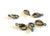 fermoirs mousquetons noirs metalgun, fermoir pince homard,fermoirs noirs,fabrication bijoux, lot de 50, 1.2cm,G2959-Gingerlily Perles