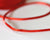 cordon queue de rat satin rouge,cordon brillant,cordon satiné, cordon Bijou, scrapbooking, lacet rouge,2mm, 5 mètres-G1379