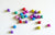 grelots clochettes multicolores, clochette métal,grelot,grelot metal, décoration noel,clochette aluminium, les 20-G2326