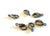 fermoirs mousquetons noirs metalgun,apprêts noirs,sans nickel,fournitures créatives, fermoirs noirs,fabrication bijoux, lot de 20, 1cm-G996-Gingerlily Perles