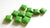 Perle carrée howlite verte, fournitures créatives, howlite naturelle, perle verte,perle pierre, création, howlite verte,15mm,lot de 5 G3821