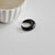 Lune corne noire naturelle, fourniture créative, pendentif lune, corne naturelle, création bijoux, largeur 8mm- G965