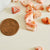 perles coquillage naturel, fourniture bijoux, chips coquillage rose clair, bijou coquillage,8mm, 20 grammes-G1078