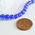 Perles verre bleu,perles rondes, perles verre, lot 50 perles, création bijoux,perle verre bleu,pierre naturelle, 5mm,G3423