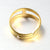 Bague réglable doré, creation bijoux,bague fer,bague dorée,bijou minimaliste,support bague, fournitures bijou,18mm, lot de 5-G1242