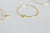 Anneaux créoles dorés, création boucles, créoles laiton doré,boucles créoles,sans nickel, lot 20-50-100, 25mm-G973-Gingerlily Perles